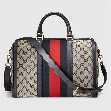 gucci tattoo boston bag|gucci vintage web boston bag.